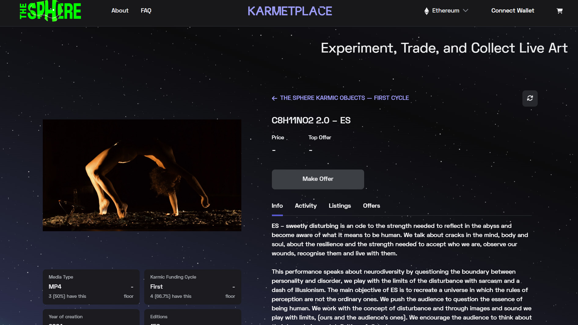 The Sphere Karmetplace - Token View